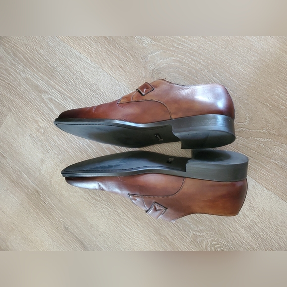 MAGNANNI ‘MARCO’ MENS BROWN CUERO CALF SKIN LEATHER SIZE 13M $399 main image 2